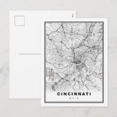 Karte von Cincinnati (Vorne/Hinten)