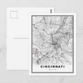 Karte von Cincinnati (Vorne/Hinten)