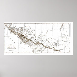 Karte von CIRCASSIA1840 Poster