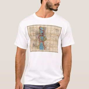 Karte von Colorado-Gebiet T-Shirt