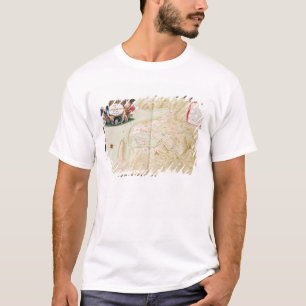 Karte von Concarneau T-Shirt