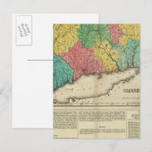 Karte von Connecticut (Vorne/Hinten)
