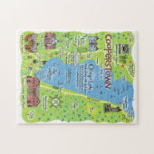 Karte von Cooperstown, New York, Puzzle (Horizontal)