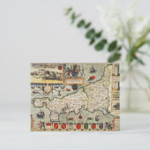 Karte von Cornwall (Stehend Vorderseite)