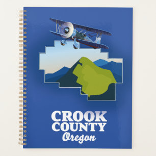 Karte von Crook County Oregon Planer