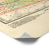 Karte von Dakota Poster (Ecke)