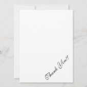 Karte von Dankbarkeit mit Gorilla (Rückseite)