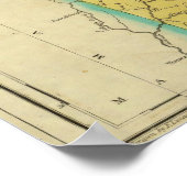 Karte von Delaware Poster (Ecke)