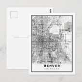 Karte von Denver (Vorne/Hinten)