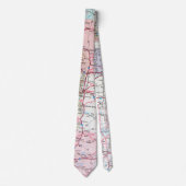 Karte von Denver Colorado Krawatte (Vorderseite)