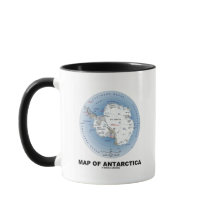 Karte von der Antarktis (Geografie)