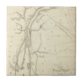 Karte von Detroit River Fliese (Vorderseite)