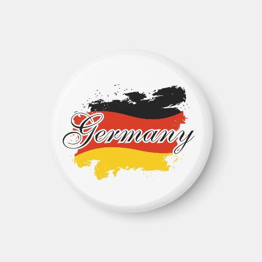 Karte von Deutschland , deutsches Flag-Geschenk Magnet (Vorne)