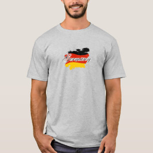 Karte von Deutschland , deutsches Flag-Geschenk T-Shirt