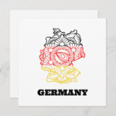 Karte von Deutschland Mandala (Vorne/Hinten)