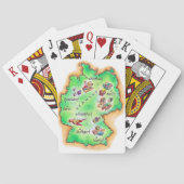 Karte von Deutschland Spielkarten (Rückseite)