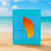 Karte von Dominica