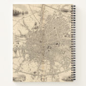 Karte von Dublin, Irland Notizblock (Rückseite)