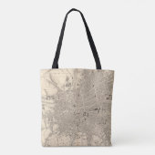 Karte von Dublin, Irland Tasche (Rückseite)