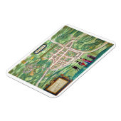 Karte von Edinburgh, von 'Civitates Orbis Terrarum Magnet (Linke Seite)