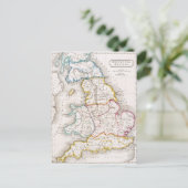 Karte von England | Britannia Antiqua (Stehend Vorderseite)