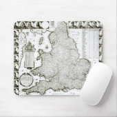 Karte von England und von Wales, 1644 Mousepad (Mit Mouse)