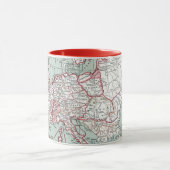 KARTE VON EUROPA, 12. Jahrhundert Tasse (Zentrum)