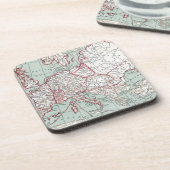 KARTE VON EUROPA, 12. Jahrhundert Untersetzer (Linke Seite)