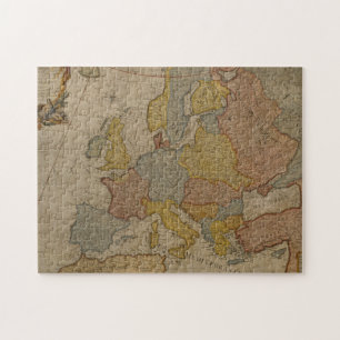 Karte von Europa   1700 Puzzle
