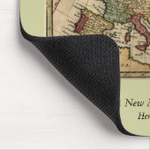 Karte von Europa 1721 Mousepad (Ecke)