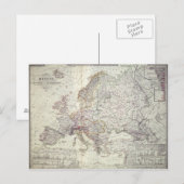 Karte von Europa, 1841 (Vorne/Hinten)