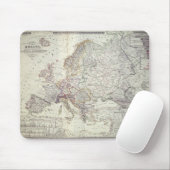 Karte von Europa, 1841 Mousepad (Mit Mouse)