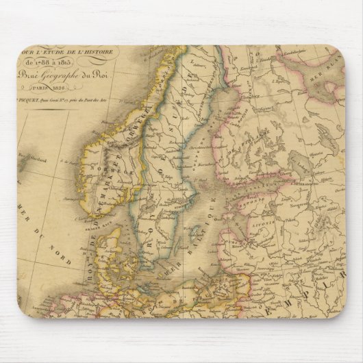 Karte von Europa 2 Mousepad (Vorne)