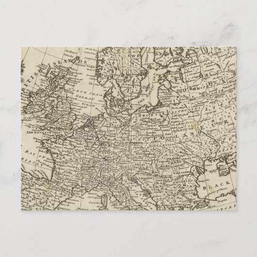 Karte von Europa 3 (Vorderseite)