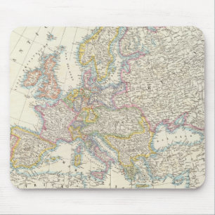 Karte von Europa 3 Mousepad