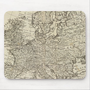 Karte von Europa 3 Mousepad