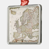 Karte von Europa 4 Ornament Aus Metall (Links)