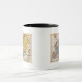Karte von Europa 4 Tasse (Zentrum)