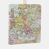 Karte von Europa | der dritte Kreuzzug Keramikornament (Rechts)