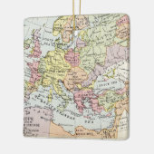 Karte von Europa | der dritte Kreuzzug Keramikornament (Links)