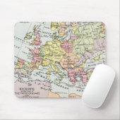 Karte von Europa | der dritte Kreuzzug Mousepad (Mit Mouse)