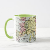 Karte von Europa | der dritte Kreuzzug Tasse (Links)