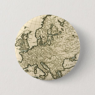Karte von Europa durch Guillaume Raynal Button