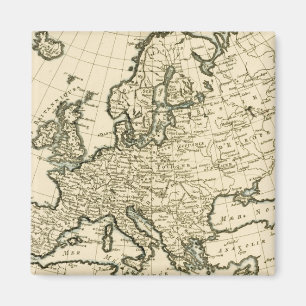 Karte von Europa durch Guillaume Raynal Magnet
