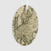 Karte von Europa durch Guillaume Raynal Ornament (Vorderseite)