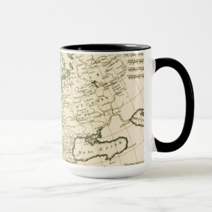 Karte von Europa durch Guillaume Raynal Tasse