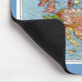 Karte von Europa Mousepad (Ecke)