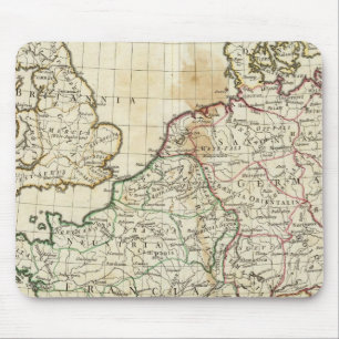 Karte von Europa Mousepad