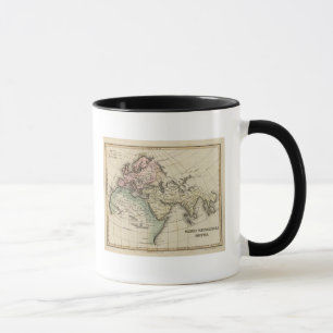 Karte von Europa, Nordafrika und Südostasien Tasse