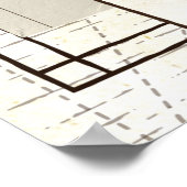 Karte von Europa-Poster Poster (Ecke)